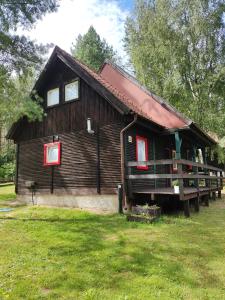 Domek u Rybaka na Mazurach z basenem