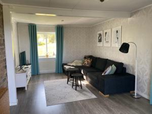 Huset i skogen med utsikten