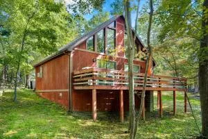 Cozy Cabin w Hot Tub, Deck, Grill, Fire Pit and WiFi - Capon Bridge