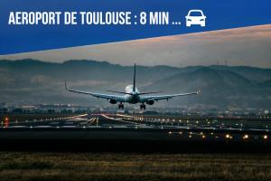 Appartements First flight Colomiers - a 8 mn de l-aeroport- Proche Airbus - 6 voyageurs : photos des chambres