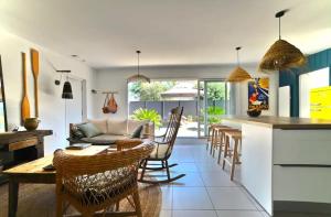 Maisons de vacances Casa Marcel deco sympa au calme dans la pinede : photos des chambres