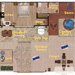 Romantic Luxury Retreat hot cold pool & sauna