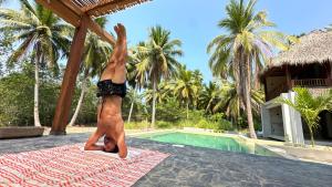 Villa Gato Surf Houses grande 4-6 personas, Starlink, AC, alberca, 50 m del spot La Saladita
