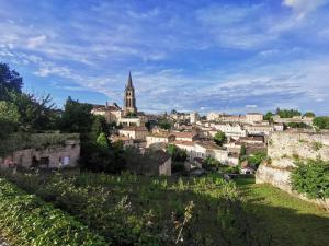 Maisons de vacances Proche Saint-Emilion, confortable gite renove avec terrasse - 2 personnes : photos des chambres