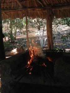 La casa de piedra y colores en Chichén Itzá