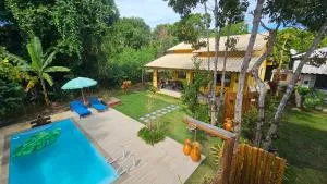 Vila Axé Casa Amarela Guaratiba - 阿尔科巴萨