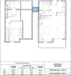 Appartements Isola 2000 duplex 7P vue pistes dernier etage : photos des chambres