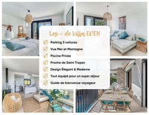 Villa classée 4 étoiles , vue mer , piscine, clim, parking
