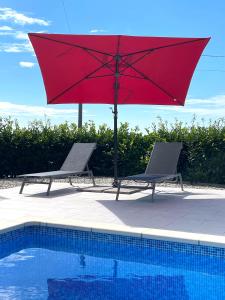 Rocknjazz apartment with swimming pool and beautiful sea view