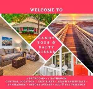 SandyToes 7 min walk to beach Bikes and Pool Access - Jekyll Island