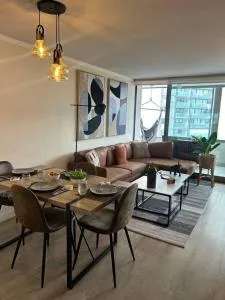 Departamento en Las Condes Premium Parque Arauco con Aire Acondicionado - Lo Curro