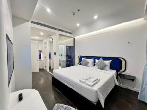 Hillside apartment sunset town city