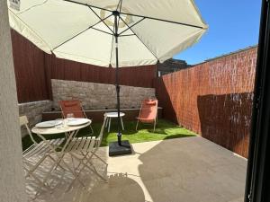 Studio avec jardinet proche mer