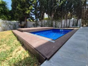 Maison moderne avec Piscine et accès plage - Résidence Jinen Hammamet - Dar Hamad Jedidi