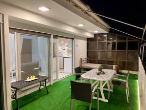 Terrace Garden Close To Sea