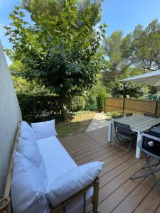 Duplex T3 avec jardin, bord de mer et parking