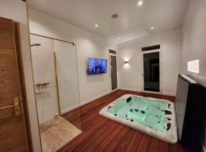 Villas Manoir aux roses, gite 15 personnes avec Spa : photos des chambres