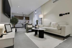 شقة بغرفة نوم واحدة بطابع فندقي