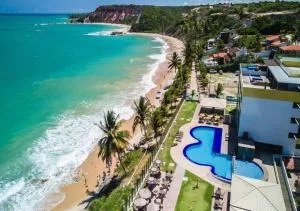 Flat Beira Mar com Varanda Gourmet - Praia de Tabatinga - 皮廷布