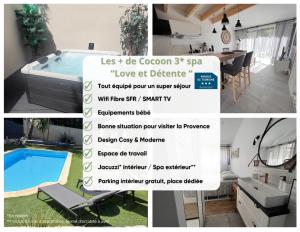 Villas Cocon Classe 3 Etoiles - Love et Detente - SPA : photos des chambres