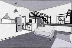 Loft calme et accueillant Metro Hoche Paris - 丁香镇