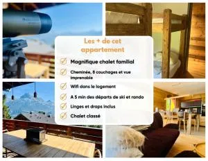 Chaleureux Chalet Familial - Vue époustouflante - Domancy