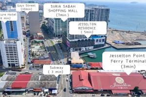 JQ Jesselton Quay Little Angel Homestay New CitySeaview LV29 Netflix 6pax