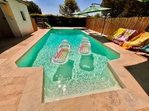Anse Coco Luberon - Au calme, gite en Provence avec piscine sécurisée et parking - La Bastidonne