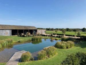 The Bothy, with a natural swimming pool