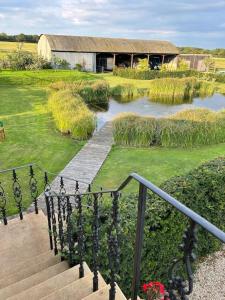 The Bothy, with a natural swimming pool