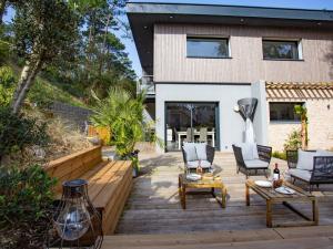 Villas Villa Spacieuse avec Spa - Calme et Proche Plage, Lac et Golfs - FR-1-791-3 : photos des chambres