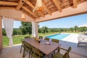 Villa Vita Pazin pet friendly for up to 8 people with private pool & playground in Central Istria