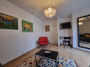 Maisons de vacances Studio climatise avec jardin - proche Paris : photos des chambres