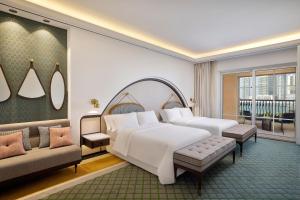 Westin Club Sea View, 2 Queens with Balcony, Breakfast, Happy Hour, Afternoon Tea, Club Lounge and Jungle Bay Waterpark access room in The Westin Dubai Mina Seyahi Beach Resort & Marina