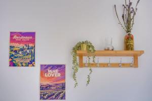 Maisons de vacances Maison neuve a proximite immediate de St Emilion : photos des chambres