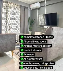 Cozy Casa Prima Apartment - Kampong Bakar Arang