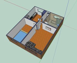 Crash pad in Luton Town