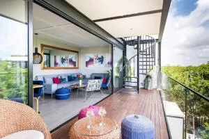 Designer Penthouse - Rooftop Pool & Jungle View - Tancar