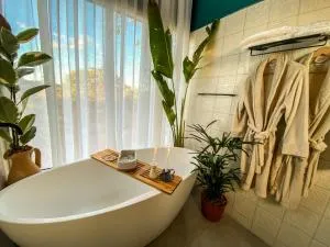 banheira e rio particular em Alto Paraíso de Goiás - Cidade da Fraternidade