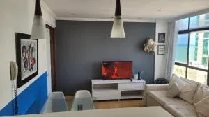 Apartamento 150m praia, vista p Mar, e Piscina na cobertura - Pina