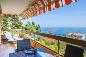 "La Cuse" Vue Mer Imprenable, Calme, Parking - Гримальди