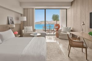 Deluxe King Room with Sea View and Balcony room in The Bodrum EDITION