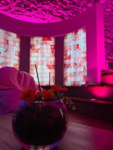 Suite mit Queensize-Bett und Whirlpool