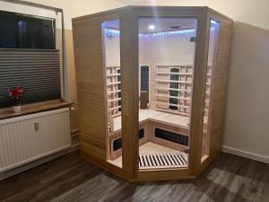 Neues Ferienhaus an der Ostsee mit Sauna,Kamin und Garten