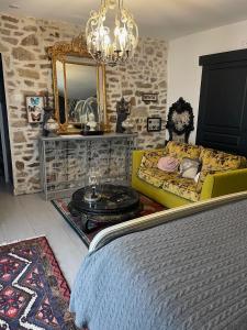 Maisons de vacances A la guiniere : Chambre Double avec Salle de Bains Privative