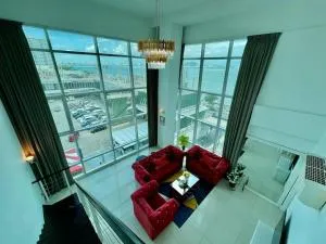 Duplex Loft Maritime Suites Georgetown Karpal Singh Drive Sea City View - Georgetown