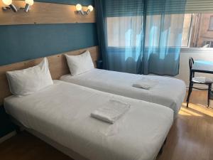 Hotels greet hotel Grenoble Centre Gare : Chambre POP 2 Lits Simples