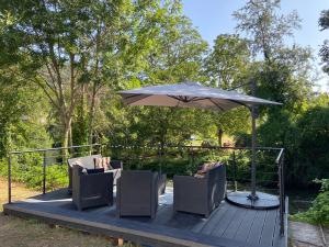 Private riverside villa with breathtaking views