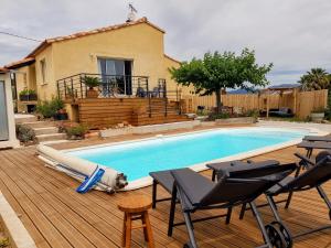 Villas Villa Palmera - Classee 3 etoiles - Grand confort, calme, et magnifique vue degagee : photos des chambres
