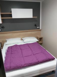 Maisons de vacances Bungalow charmant a Veuzain-sur-Loire avec piscine partagee : photos des chambres